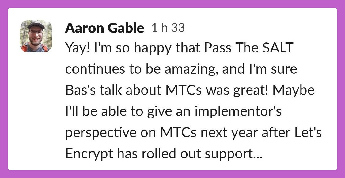 feedback from Aaron Gable