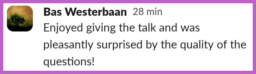 feedback from Bas Westerbaan