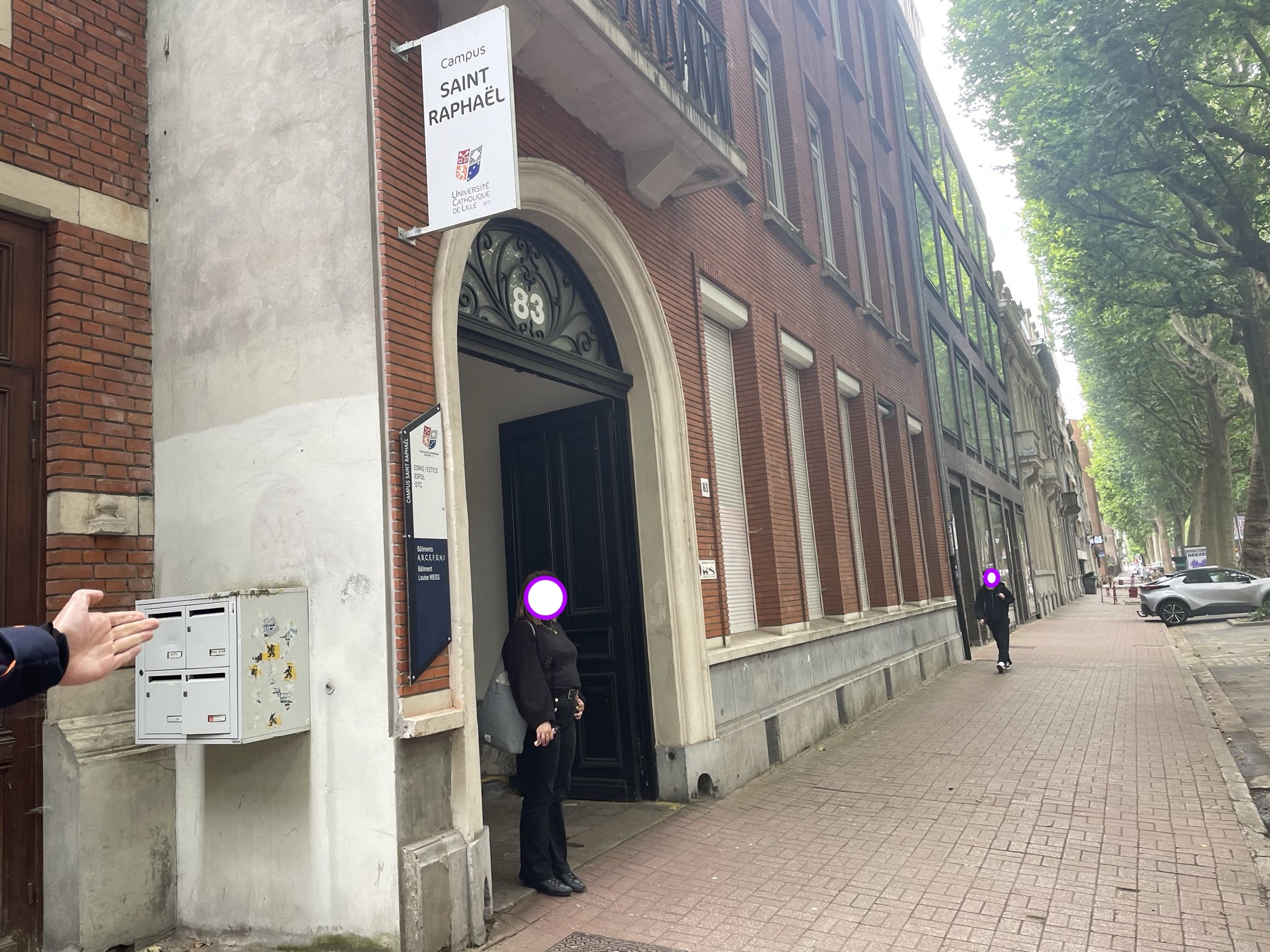 Entrance of the Université catholique de Lille